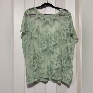 Entro oversized lace top